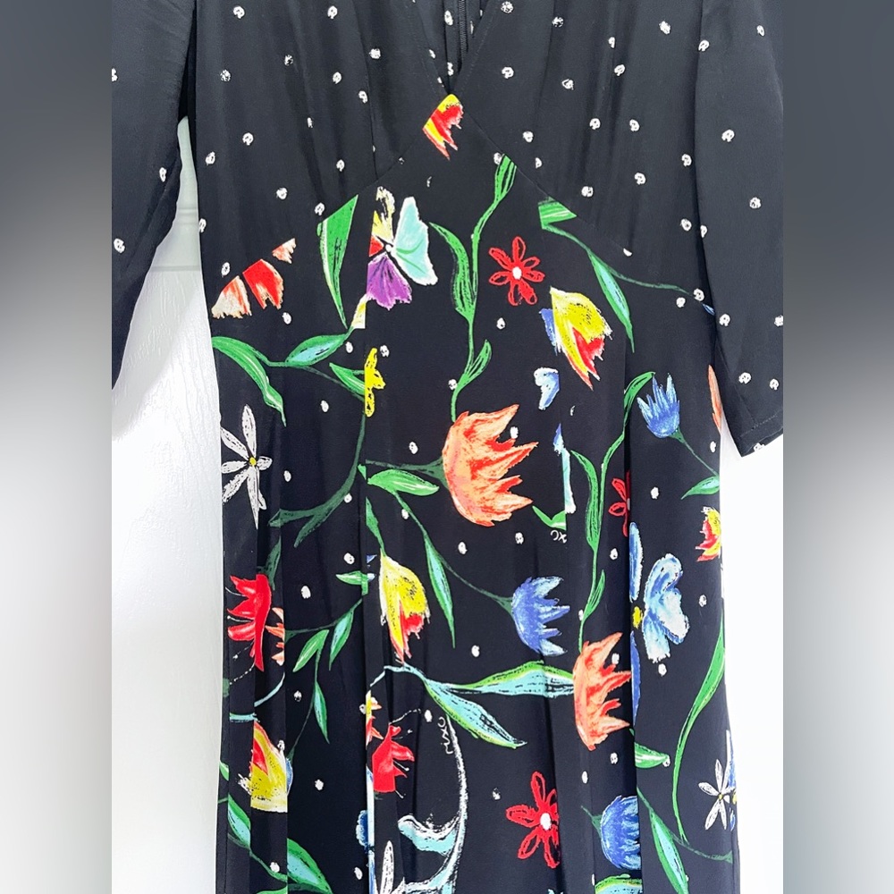 Martha Mixed Tulip Dress by RIXO (Size S/UK 10) - Picture 5 of 5